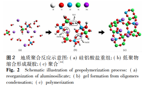地质聚合反应示意图.
