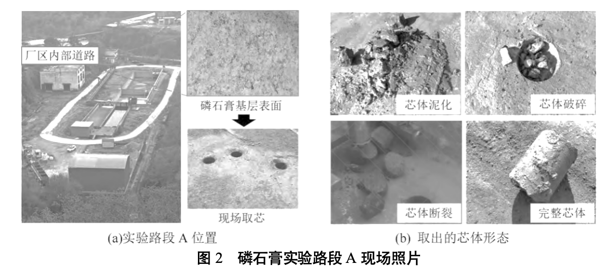 图2磷石膏实验路段 A 现场照片